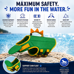 High Buoyancy Safety Swimsuit for Dogs 💧 Prevent him from swallowing water  🐶 Always keeping your head afloat  ⚡ Instant rescue handle  🐾 Ideal for low resistance