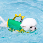 High Buoyancy Safety Swimsuit for Dogs 💧 Prevent him from swallowing water  🐶 Always keeping your head afloat  ⚡ Instant rescue handle  🐾 Ideal for low resistance